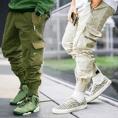 Cargo Pants Fashion Men Autumn Outdoor Casual Loose