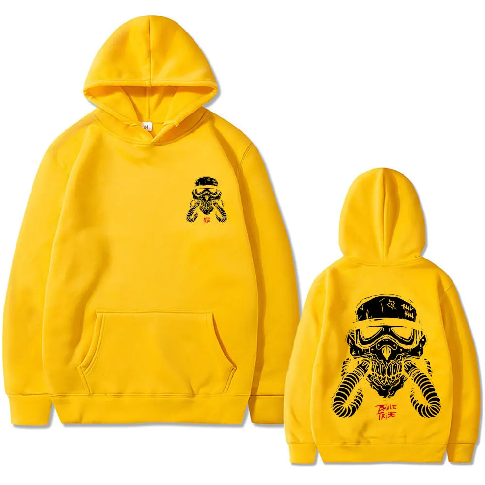 Hoodie Skeleton Printed Men Casual Oversized Streetwear Gothic Trendy