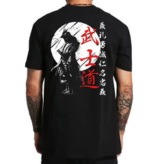 Japanese Style Back Print Loose Oversized T-shirt