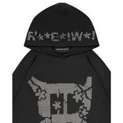 Y2K Gothic Punk Harajuku Hoodie: The Ultimate Autumn Expression
