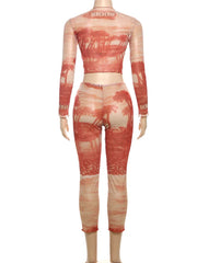 Shanice Mesh Leggings Set