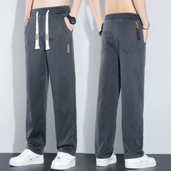 2024 New In Men's Casual Straight Thin Trousers Pantalones Hombre Jogging