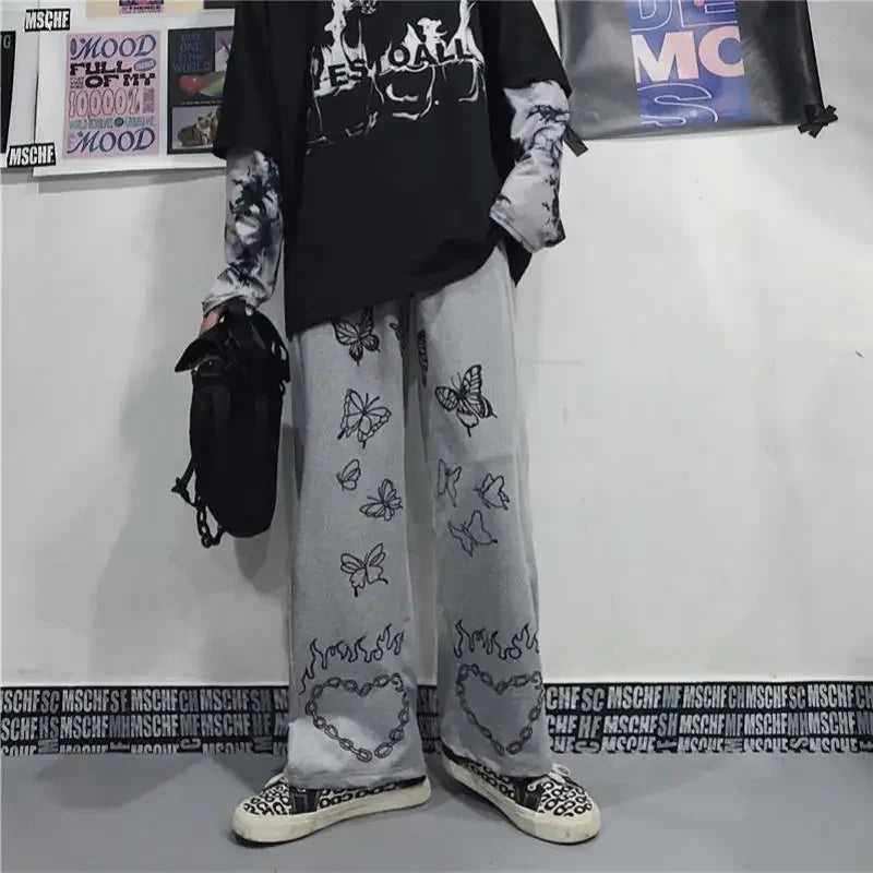 2024 Streetwear Gothic Women Joggers Harajuku Vintage Pants