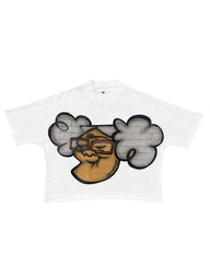 Y2K Gothic Punk Cartoon T-Shirt Oversized Harajuku Top for Men's