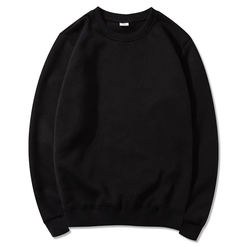 Men Hoodies Sweatshirts Pullovers Streetwear O-Neck Casual