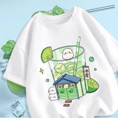 Casual Women Streetwear Fashion Tee