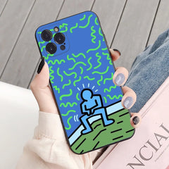 Black Wacky Villain Phone Case For iPhone