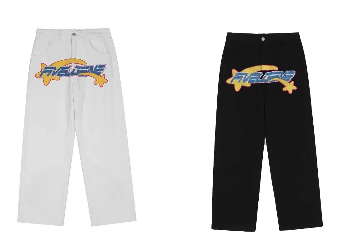 Y2K Vibes: Distressed New Jeans for Retro Streetwear