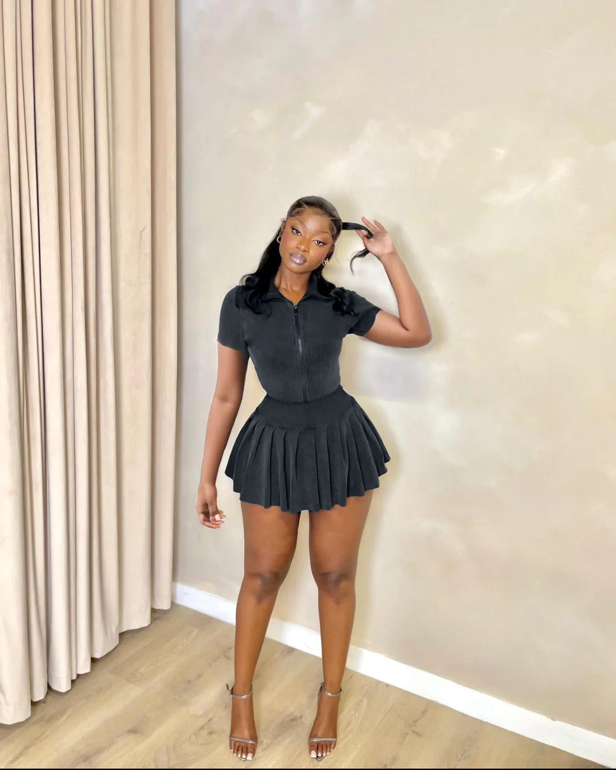 Sunday Squeeze Two Piece Skirt Set