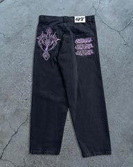 Y2k Harajuku Pattern Casual Wide Leg Pants