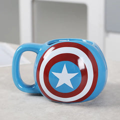 Creative Spider Man Hulk Captain America Deadpool 3D Mugs Ceramic Cup