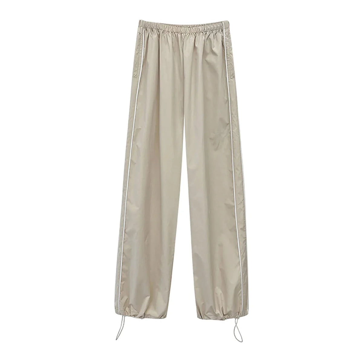 Y2K Baggy Cargo Pants for Women Drawstring Elastic Low Waist Loose