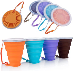 Silicone Foldable Cup Collapsible Telescopic Cute Water Bottle Outdoor Travel C