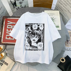 Summer Goth Vibes Short Sleeve T-Shirt for Women