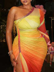 Nana One Shoulder Dress