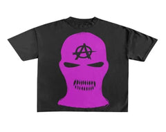 Black Skull Print T-Shirt Women