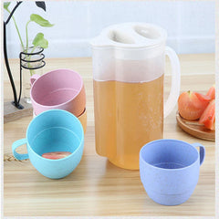 Reusable Eco Friendly Plastic Biodegradable Wheat Straw Cup Drinking Cup