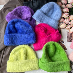 Fur Beanie Cap