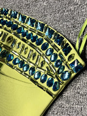 Raina Crystal Bandage Mini Dress