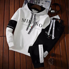 Men Sweatshirt Set Sweatpants Tracksuit Pullover Streetwear