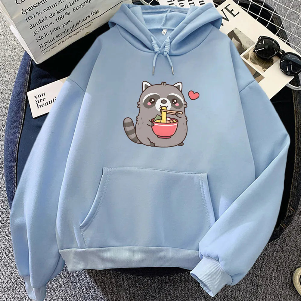 Ravishing Raccoon Ramen Hoodie: A Culinary Cuteness Extravaganza