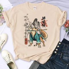 Shiba Inu top women anime tshirt female designer clothing