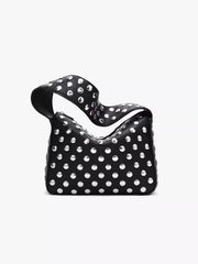 Got It Secured Black Studded Handbag