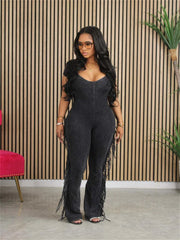 Caught In The Fringe Jumpsuit