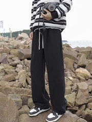 Korean Style Street Corduroy Wide Leg Casual Pants