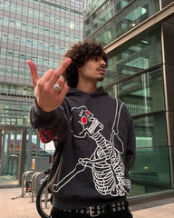 Y2K Oversized Hoodie for Women Trendy Harajuku Streetwear for Winter