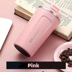Stainless Steel Travel Coffee Mug Leak-Proof Vacuum Flask