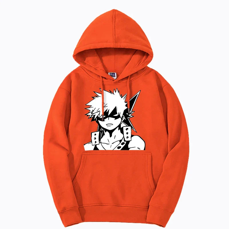 2024 My Hero Academia Men's Hoodie Anime Streetwear