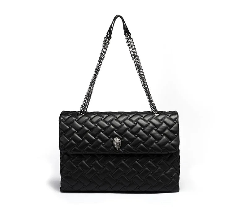 Wicked Games Oversized Black Shoulder Purse