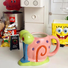 Cartoon Cute Snail Mug: Adorable Ceramic Cup for Kids