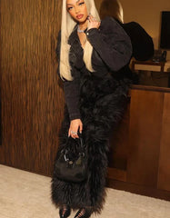 New Feelings Furry Straight Pants