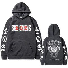 Bad Omens Gothic Graphic Hoodie Men's Oversized
