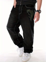 Men Hip Hop Jeans Casual High Street Skateboard