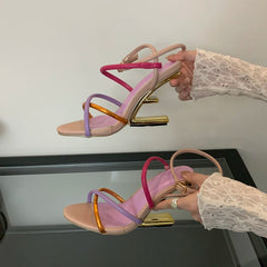 Make Room Colorblock Heels