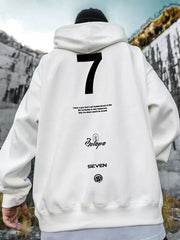 Hoodies Mens Front Pockets Casual Retro Pullover Y2K