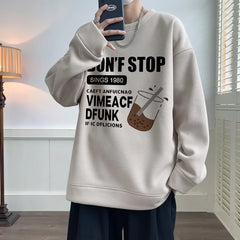 Pullovers 2024 Autumn Oversized Casual Sweatshirts Harajuku