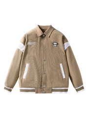 Dapper Retro Appeal Men Casual and Fashionable All-Purpose Long-Sleeved Jacket