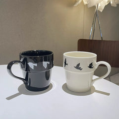 Simplicity Creativity Mug Flying Bird Shape