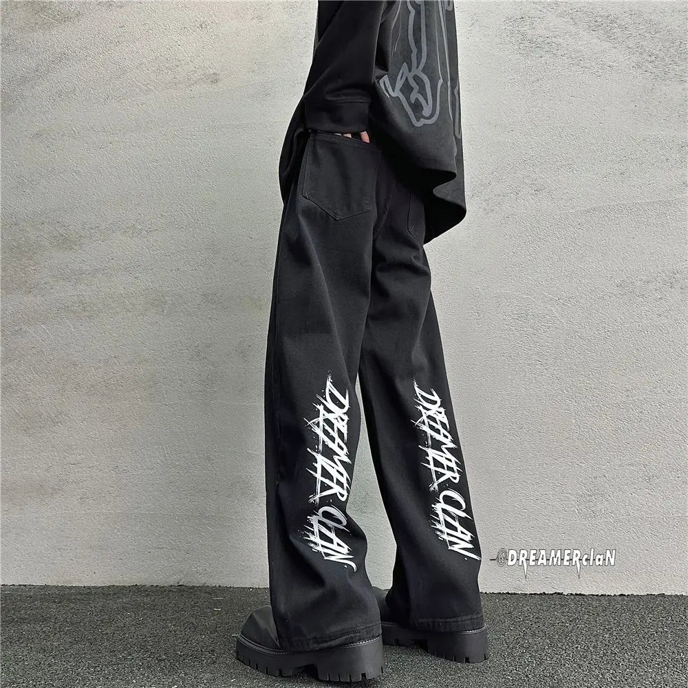 Street Swagger: Fashion-forward Straight Leg Jeans