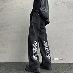 Street Swagger: Fashion-forward Straight Leg Jeans