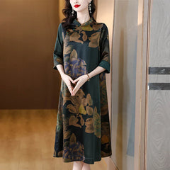 Printed Dress Women's Spring Casual Dress Vestidos