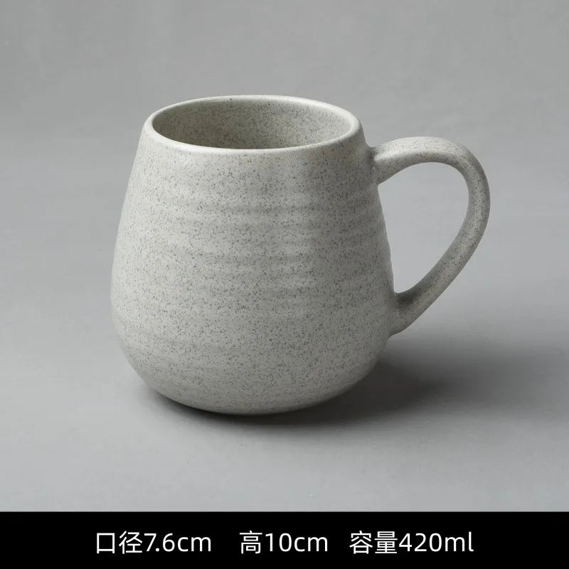 Creative Retro Household Water Coffee Micro-defective Ceramic Cup Personality Trend Mug Japanese