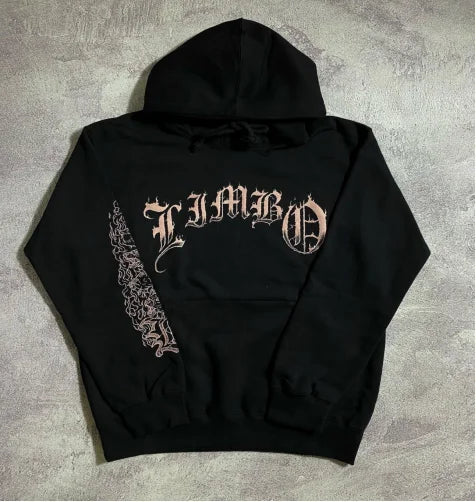 Y2K Gothic Print Oversized Hoodie Men Hip-Hop Fleece Sweater for Autumn Winter