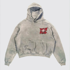 Street Y2K letter Printed Hip-hop Street Punk Wind Loose Fashion Oversized
