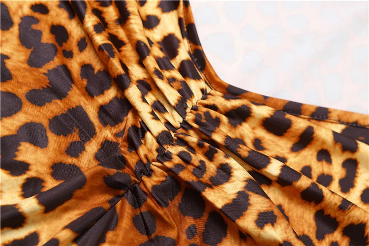 Sophie Leopard Print Romper