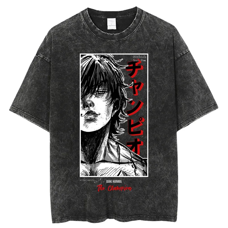 Baki Hanma T-Shirt Unisex Harajuku Streetwear